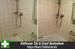 Deep Cleaning Bathroom Tile & Grout in Beckenham